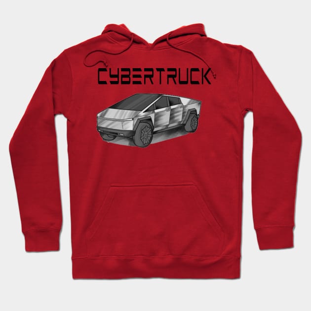 CYBERTRUCK T-SHIRT Hoodie by APOCALYPTIK